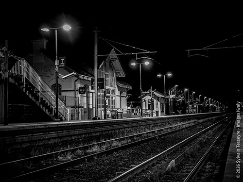 Escaliers et rails